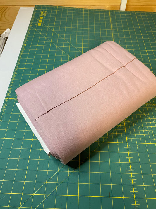 Jersey tube - tubular fabric - ribbing - cuffing fabric - mauve