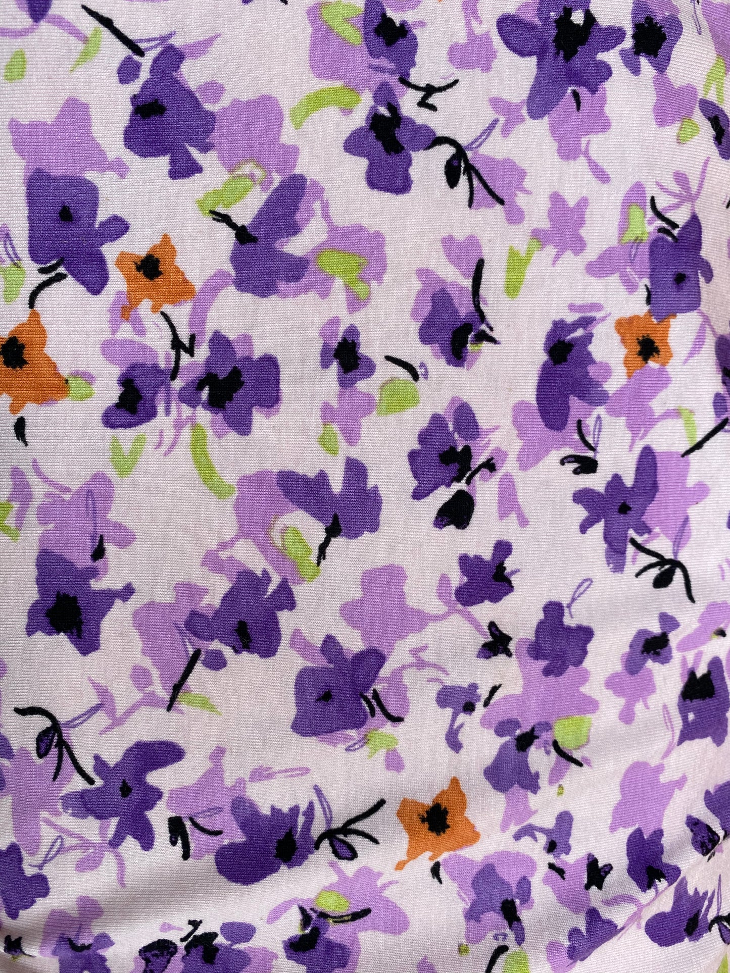 Jersey - viscose - Purple floral