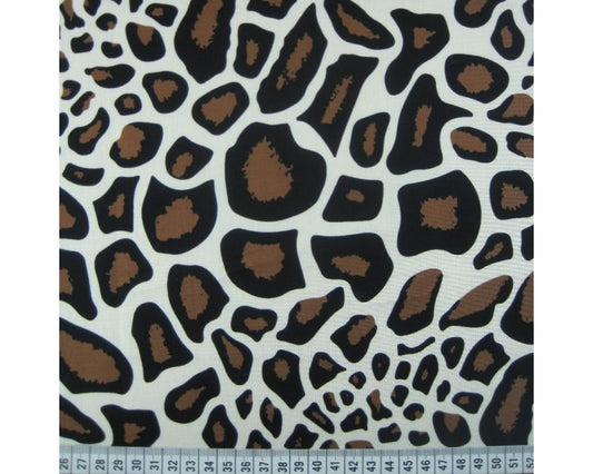 Heavy cotton Canvas - Giraffe print