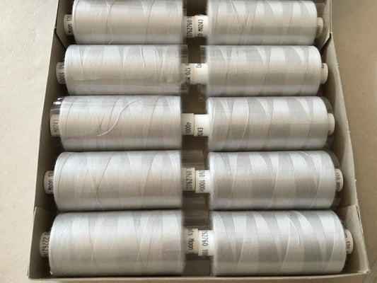 MOON COATS - Light Grey thread 1000m (single)