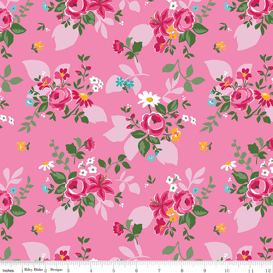 Riley Blake - Fleur - Pink Floral
