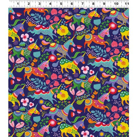 Clothworks - Forever Magic - Boho unicorns